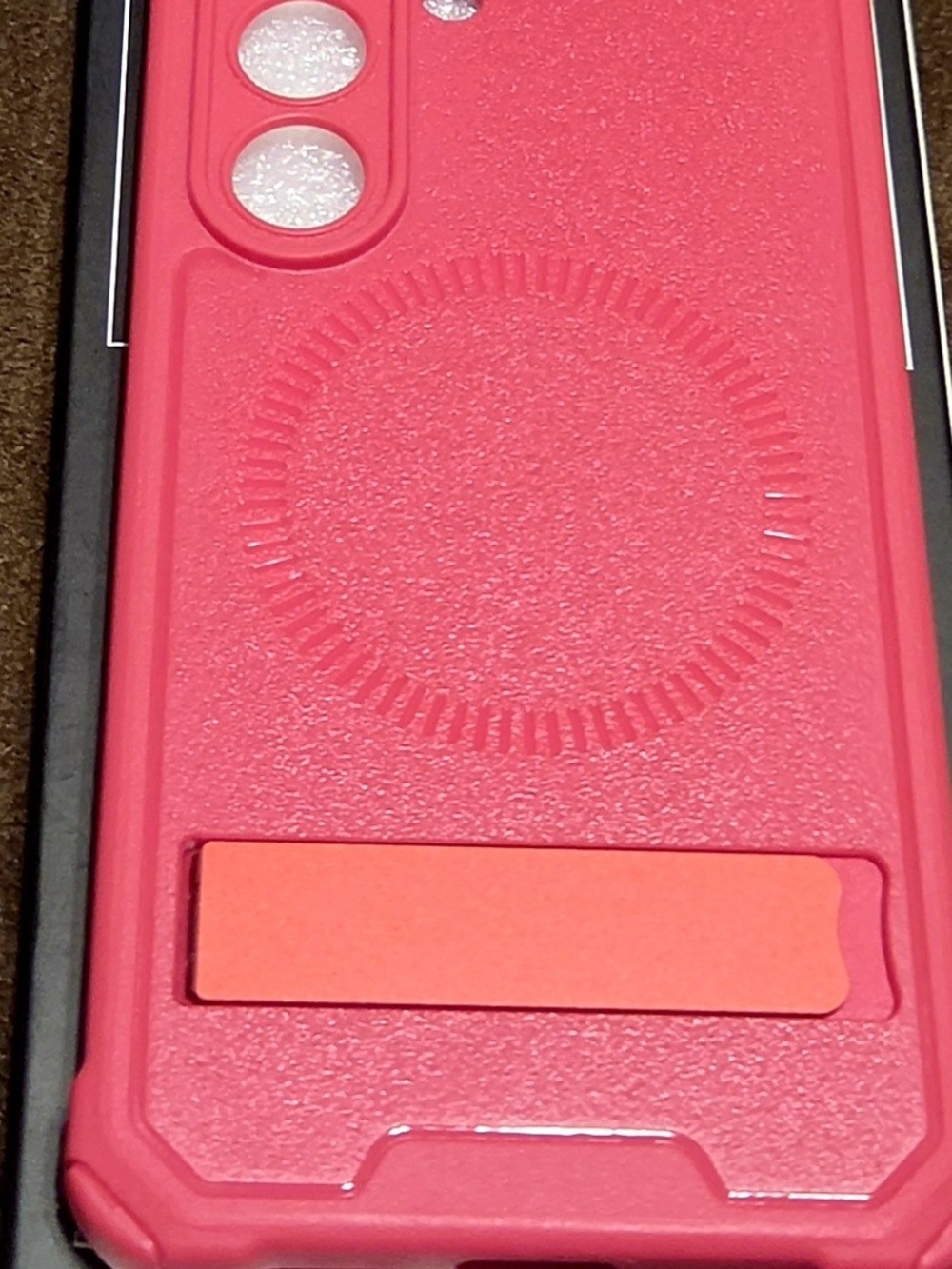 Samsung Galaxy S26 Pink Magnetic Phone Case with Kickstand